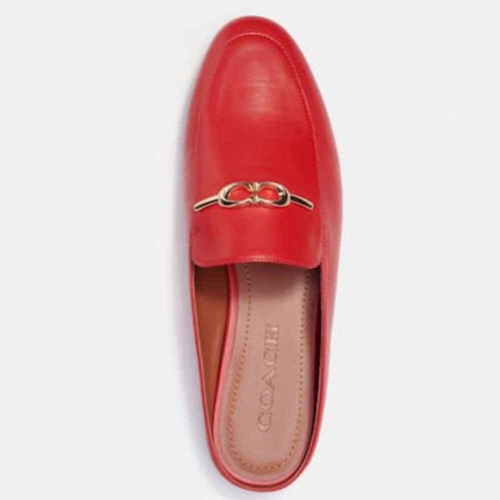 Coach Sienna leather slide